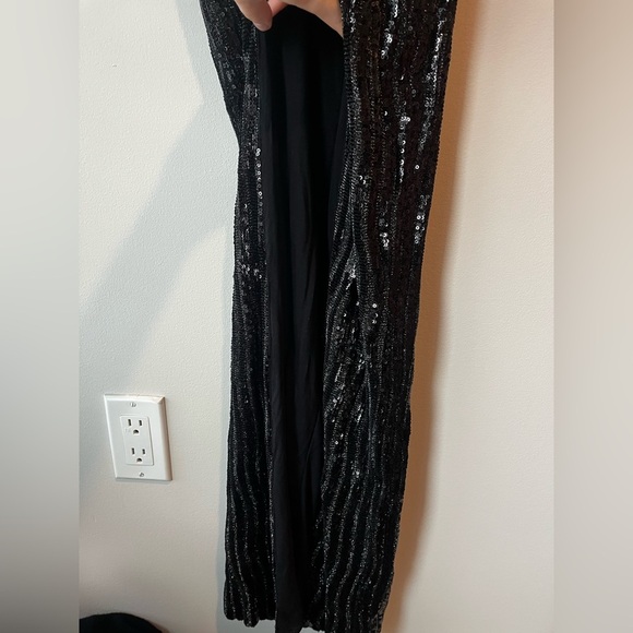 Marciano Maxi Plunge Neck Glittery Dress - Picture 5 of 5
